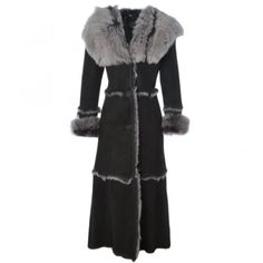 Women's Shearling Coat/fur Coat in 100% Genuine - Etsy Shearling Coat Womens, Coat With Hood, Coat Fur, Sheepskin Jacket, Classic Coat, Leather Company, Vintage Cloth, Sheepskin Coat, Classic Coats