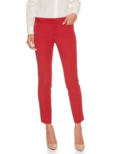 Red Sloan pants Tapered Pants Outfit, Womens Slacks, Homecoming Outfit, Slacks For Women, Classic Wardrobe Staples, Red Pants, Banana Republic Factory, Women Pants, Tapered Pants