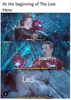 avengers meme with the caption that reads, at the beginning of the lost hero