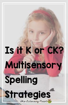 K or Ck phonics | After introducing the FLOSS rule, the next spelling generalization that is usually taught is the K/CK spelling generalization. This is an incredibly useful and freeing spelling generalization that allows students to spell many words using standard spelling. The Literacy Nest #spelling #phonics #multisensoryspelling #ortongillingham #multisensoryspellingstrategies Ck Phonics Games, Phonics First Orton Gillingham, Ck Phonics, Ck Rule, Orton Gillingham Games, Teaching Spelling Words, Floss Rule, Orthographic Mapping, Spelling Strategies