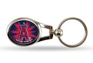 a metal keychain with the word cowboys on it and a star in the center