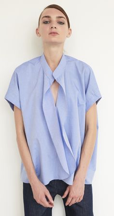 Silk Charmeuse Dress, Charmeuse Dress, Spring 2023 Ready To Wear, 2023 Ready To Wear, Soft Dress, Chambray Shirt, Spring 2023, Woven Top, Fashion Show Collection