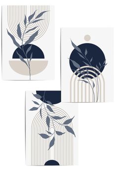 blue and beige abstract mid century wall art 3pc Wall Art, Sage Navy Bedroom, Navy Blue And Gold House Decor, Wall Art Shapes, Navy Blue And Beige Aesthetic, Beige And Navy Living Room, Blue And Tan Living Room, Blue Boho Art, Canvas Painting Set Of 3