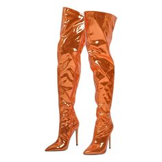 Step into the realm of elegance and allure with our Handmade Metallic Over-The-Knee Boots. Each pair is meticulously crafted. a symphony of artistry that celebrates uniqueness. Available in a size range from US5 to US15 or EU35 to EU46. these boots effortlessly cater to your individual fit.These boots are a tribute to the artisans' skill. handcrafted with precision. Devoid of platforms. they exude a refined grace that perfectly complements your style. The synthetic upper material guarantees both Elegant Gold Knee-high Boots For Party, Elegant Gold Knee-high Boots For Evening, Elegant Gold Knee-high Boots For Formal Occasions, Gold Knee-high Evening Boots, Elegant Pointed Toe Gold Knee-high Boots, Luxury Knee-high Boots For Party, Elegant Gold Knee-high High Heel Boots, Elegant Gold High Heel Knee-high Boots, Elegant Gold Knee-high Boots With Pointed Toe