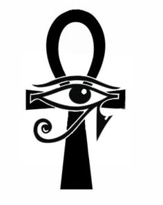 an egyptian symbol with the eye of horus