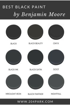 the best black paint by benjamin moore