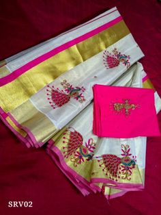 Golden Tissue Hand work Set Mundu with Blouse Material 1 Mtr , Indian traditional women clothing 1 No Pack: - 1 Set and 1 Mundu Piece + Blouse Material Set: 2.80 mtr, Mundu : 2.00 mtr, Blouse piece : 1 mtr Customer can order Set Mundu with Stitched Blouse or with Blouse material only If stitched blouse need, we give a measurement chart at the time of order. As per the measurement given by the customer we will stitch the blouse with separate lining material. It will take minimum 14 days for dispa Traditional Unstitched Blouse Embroidered Fabric, Traditional Tissue Silk Blouse With Traditional Patterns, Cotton Embroidered Wedding Fabric With Motifs, Cotton Embroidered Fabric For Wedding With Motifs, Festive Cotton Blouse Piece With Multicolor Embroidery, Wedding Cotton Embroidered Fabric With Motifs, Traditional Pink Cotton Fabric, Wedding Embroidered Cotton Fabric With Motifs, Festive White Fabric With Motifs