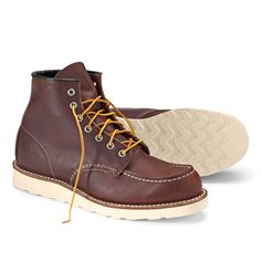 Beloved for generations, Red Wing's leather 6" Oil Slick Moc Boots remain as rugged and reliable as ever. Life Vests, Sling Pack, Spring Prints, Oil Slick, Red Wing, Line Shopping, Boot Accessories, Slipper Sandals, Slipper Boots