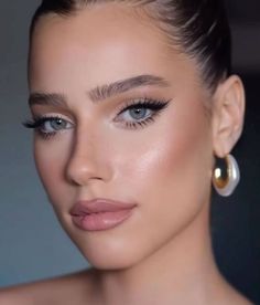 Make Up Novia, Makeup Influencer, Glam Bride Makeup, Make Up Sposa, No Make Up Make Up Look, Maquillage On Fleek, Good Makeup, Light Makeup Looks, Peach Makeup