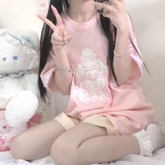 cutiekill-adorable-sheep-t-shirt-m0058 Grunge Summer Outfits, Grunge Summer, Fairytale Fashion, Baby Tees Y2k, Y2k Baby Tee, Kawaii Style, Fairycore Cottagecore, Best Version Of Yourself, Kawaii Clothes