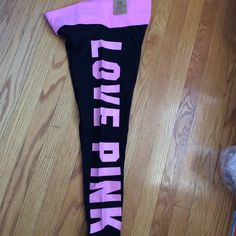 Pink Victoria’s Secret Leggings Brand New With Tags Size Medium Cotton Pink Victoria Secret, Secret Pants, Victoria Secret, Victoria’s Secret, Victoria Secret Pink, Pant Jumpsuit, Pink Ladies, Victoria's Secret, Black Pink