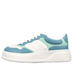 (WMNS) Gucci GG Supreme Sneaker 'Blue White' 705211-UPGB0-4941 (SNKR/Skate/Women's) Gucci Blue Leather Sneakers, Blue Gucci Sneakers With Branded Insole, Sporty Green Gucci Sneakers, Blue Lace-up Gucci Sneakers, Blue Gucci Low-top Sneakers, Blue Low-top Gucci Sneakers, Blue Sporty Gucci Sneakers, Sporty Blue Gucci Sneakers, Gucci Casual Blue Sneakers