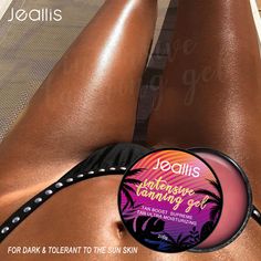 Jeallis Tan Accelerator for Outdoor Sun and Tanning Beds, Rapid Tanning Intensifier Butter with Deep Dark Carrot Sun Tanning Oil for Natural Faster Darker Long-Lasting Tan Achieve a natural, darker & long-lasting tan with less exposure to the sun or sunbed. Expect results regardless of your skin type (even if it's super fair, pale or someone who thinks she’s ginger and can never get their summer glow), this ourdoor & indoor tan accelerator without bronzer for pale skin will increase the pigmenta Outdoor Tanning, Tanning Beds, Tan Accelerator, Tanning Tips, Tanning Mousse