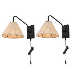 BLACK Wall Scone, Iron Wall Sconces, Drum Light, Wall Scones, Contemporary Wall Sconces, Barn Lighting, Beachcrest Home, Light Bulb Types, Grey Walls