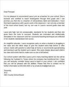 Samples Of Letter Of Recommendation | Template Business