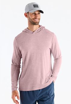 Buttery soft and loaded with stretch  the men's Free Fly Shade hoodie is great to toss on for travel or active days outside. Free Fly Apparel, Wardrobe Sets, Op Logo, Mens Items, Hiking Shirts, Rei Co-op, Types Of Shirts, The Man, Hoodies Men