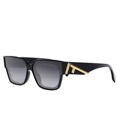 From FENDI&#x2C; the Women's FENDI First 63mm Rectangle Sunglasses feature:Acetate frameRectangle shapeNot Rx-ableGradient lensNon polarizedApprox. 63mm lens - 15mm bridge - 140mm templeImported. Fendi Sunglasses Women, Fendi First, Fendi Glasses, Mom Dr, Fendi Women, Fendi Sunglasses, Designer Outfits, Closet Organizer, Rectangle Sunglasses