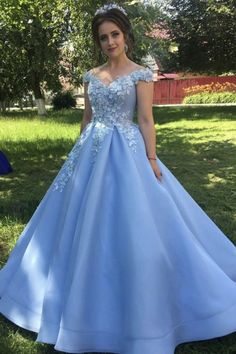 Sky Blue Prom Dresses, Women Formal Dress, Formal Dress Party, Sky Blue Prom Dress, Blue Prom Dresses, Princess Prom Dresses, Gown Prom, Blue Bridesmaid Dresses, Ball Gowns Prom