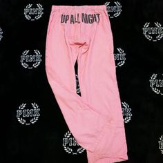 Victoria’s Secret Pink Pajama Pants. Size Medium. No Tag But Never Worn So Like New Condition. Pink Flare Leggings, Pajama Pants Outfit, Thrift Board, Pink Pajama Pants, Pink Pajama, Pink Pajamas, Cute Pants, Girl Fits, Flare Leggings