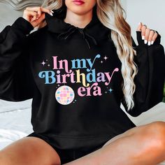 Her First Birthday, First Birthday Girl, Girl Hoodie, Women Birthday, Girl First Birthday, Shirt Store, Birthday Gift For Her, Daughter Birthday, Hoodie Girl