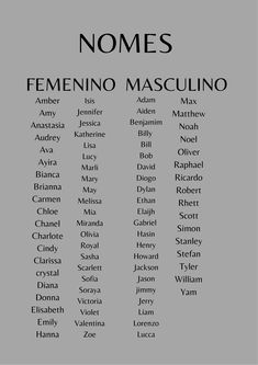 the names and numbers of some people in their respective language, including names from different countries