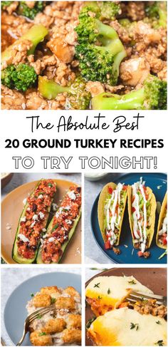 the best ground turkey recipes to try tonight