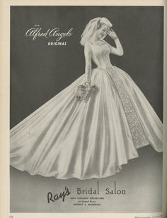 an advertisement for the royal bridal salon