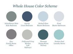 an image of the color scheme for a house