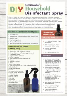 Essential Oil Disinfectant Spray, Homemade Foaming Hand Soap, Vinegar Cleaning Spray, Diy Foaming Hand Soap, Homemade Cleaning Recipes, Homemade Essential Oil, Calming Essential Oils, Homemade Cleaning Solutions, Cleaning Tricks