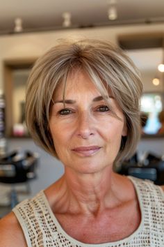 Embrace your timeless beauty and elevate your style with our curated collection of over 50 elegant hairstyles for women over 60 in 2024. As you gracefully navigate this incredible chapter of your life, discovering a Shoulder Length Bob