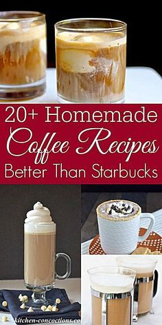 homemade coffee recipes that are better than starbucks