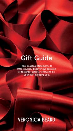 a red book cover with the title gift guide