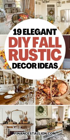 Rustic fall decor transforms your home into a cozy autumn retreat. Discover DIY rustic autumn decor ideas, including rustic fall centerpieces and rustic fall wreaths. Explore farmhouse fall decor and rustic autumn home decor to create a warm ambiance. Try rustic pumpkin decor and rustic fall tablescapes for seasonal charm. Enhance your space with rustic fall mantel decorations and rustic fall porch decor. Get creative with rustic fall crafts, rustic fall signs, and DIY fall door decorations. Rustic Fall Crafts, Rustic Pumpkin Decor, Rustic Fall Porch, Rustic Fall Centerpieces, Fall Centerpieces, Autumn Interior, Rustic Autumn, Rustic Pumpkin