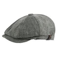 1PC Size: One Size.  Color: Gray.  Pattern: herringbone. Classic Adjustable Gray Hats, Classic Gray Adjustable Hat, Adjustable Winter Hat With Herringbone Pattern, Adjustable Herringbone Pattern Hat For Winter, Adjustable Herringbone Winter Hat, Classic Gray Baseball Cap For Outdoor, Classic Gray Cap, Adjustable Brimmed Hat With Herringbone Pattern, Adjustable Brimmed Gray Baseball Cap