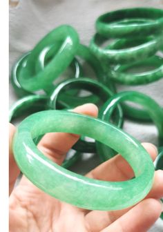 material:natural stone quantity:1pcs size:outdiameter 58-66mm，thickness=10-12mm note:have larger stock and offert wholesale price. Handmade Round Jade Bangle, It Girl Jewelry, Vision Board Photos, Bracelet Inspo, Gemstone Bangle, Large Necklace, Hades And Persephone, Stone Bangle, Cosmic Energy