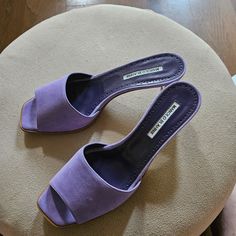 Nwot Manolo Blahnik Suede Lavender/Purple Kitten Heals Brand New Never Worn Manolo Blahnik Shoes, Manolo Blahnik, Women's Shoes Sandals, Shoes Sandals, Lavender, Kittens, Healing, Brand New, Sandals