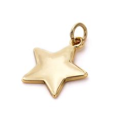 Purchase the Charmalong™ 14K Gold Plated Star Charm by Bead Landing™ at Michaels. Create a stunning necklace with this 14k gold plated star. This charm can also be used for other jewelry types and keychains. Create a stunning necklace with this 14k gold plated star. This charm can also be used for other jewelry types and keychains. Details: 14k gold plated 0.8" x 0.6" x 0.25" (20.32mm x 15.24mm x 6.35mm) Nickel free Zinc alloy and iron | Charmalong™ 14K Gold Plated Star Charm by Bead Landing™ | Everyday Star-shaped Yellow Gold Jewelry, Everyday Yellow Gold Star Jewelry, Yellow Gold Star Charm Pendant Necklace, Gold Star-shaped Jewelry With Charms, Yellow Gold Everyday Charm Necklace With Star Charm, Everyday Yellow Gold Charm Necklace With Star, Everyday Yellow Gold Necklace With Star Charm, Personalized Star-shaped Yellow Gold Jewelry, Yellow Gold Star-shaped Jewelry With Charms