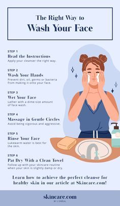 Face Washing Routine, Haut Routine, Basic Skin Care Routine, Unwanted Hair Removal, Face Skin Care, Health And Beauty Tips