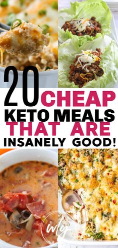 Meal Plan For Dinner, Keto Reseptejä, Cheap Keto Meals, Cheap Keto, Keto On A Budget, Keto Success, Diner Recept, Ketosis Diet