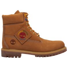 Timberland 6" Premium Waterproof Boots - Men's | Foot Locker Casual Timberland Boots For Streetwear, Timberland Boots For Fall Streetwear, Timberland Premium, Timberland 6, Yellow Boots, Outdoor Boots, African Men Fashion, African Men, Classic Boots