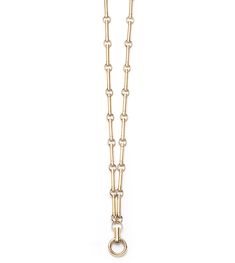 18K Gold Gold Element Hanging Clockweight Chain – FoundRae Luxury Chain Lariat Necklace For Formal Occasions, Timeless Pendant Chain Necklace For Formal Occasions, Timeless Formal Pendant Chain Necklace, Modern Pendant Chain Necklace With Box Chain, Timeless Metal Necklace With Polished Finish, Modern Chain Necklace With Rectangular Links And Polished Finish, Elegant Link Chain Toggle Necklace, Modern Polished Chain Link Necklace, Luxury Link Toggle Necklace With Adjustable Chain