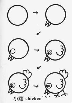 the instructions for how to draw cartoon faces