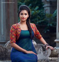 Heart Touching Status, Romantic Whatsapp Status, Keerthi Suresh, Stylish Kurtis Design, Keerthy Suresh, Simple Frocks, Frock Fashion