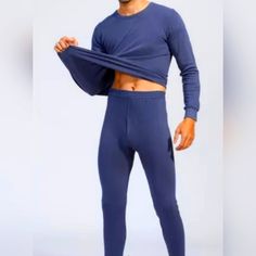 Men's Loungewear Nwt Comfy Fit.. Thick And Soft. Perfect For Cozy Nights And Mornings... Blue Stretch Sets For Winter, Fitted Blue Sleepwear For Winter, Blue Loungewear Sets For Winter, Fitted Blue Winter Sleepwear, Blue Soft-washed T-shirt For Loungewear, Blue Full-length Sleepwear For Loungewear, Men's Loungewear, Men's Sleepwear & Loungewear, Functional Blue Moisture-wicking Boxer Briefs