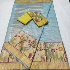 1.this is beautiful pure kota zari tissue sari wity exclusive border with running blouse piece  2.this sari is 5.5 mt length  3.this is a very elegant looking sari for all occasions like weddings and other formal events  4.fall n pico is complimentary  5.blouse can be made as per the requirements of the clients with proper measurements.stiching charges will be extra  6.plz check the availability of the sari before placing the order Designer Tissue Silk Saree, Designer Unstitched Saree With Cutdana, Designer Tissue Silk Saree With Cutdana, Designer Chanderi Traditional Wear With Cutdana, Designer Cutdana Tissue Silk Dupatta, Designer Multicolor Saree With Dupatta, Designer Tissue Silk Dupatta With Cutdana, Designer Traditional Wear With Cutdana In Cotton Silk, Designer Semi-stitched Tissue Silk Saree