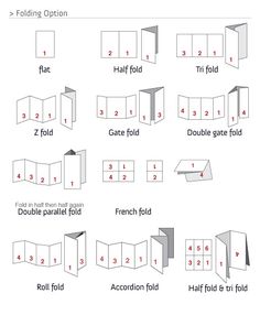 the instructions for folding an origami book