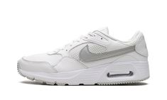 WMNS Air Max SC CW4554 100 Trendy Nike Shoes Casual, Nike White Air Max Women, Nike Air Max Sc Leather White, Nike Shoes Air Maxes, Nike Shoes Chunky, Nike Air Max Womens, Everyday Women Shoes, Women Nike Air Max Outfit, Cute Running Shoes Nike