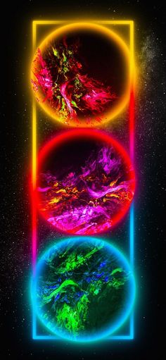 an image of a traffic light with different colors