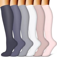 PRICES MAY VARY. UPGRADE YOUR COMPRESSION SOCKS DRAWER! - With all the tasks of work and family (and of life itself!) we may forget to pay attention to and maintain the health of our legs. Our compression socks are designed to help increase circulation, improve leg and foot comfort, and reduce soreness and swelling, increase energy, All day comfort.Great for long periods of sitting or standing, endurance sports, flying and travel, post-workout recovery, pregnancy, and spider & varicose veins. PO Compression Socks Nurse, Socks Drawer, Nurse Compression Socks, Increase Circulation, Womens Compression Socks, Workout Recovery, Travel Post, Wishlist 2024, Life Itself