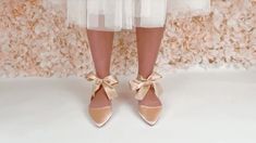 Category:Wedding Shoes; Upper Materials:Satin; Embellishment:Bowknot; Heel Type:Flat Heel; Gender:Women's; Toe Shape:Pointed Toe; Type:Bridal Shoes; Style:Elegant; Heel Height(inch):<1; Outsole Materials:TPR; Closure Type:Loafer; Listing Date:10/09/2021; Production mode:Self-produce; Foot Length:; Foot Width:; Size chart date source:Provided by Supplier.; US Size:null; UK Size:14.5; EU Size:50 Bridesmaid Shoes Flat, Shoes For Brides, Ivory Wedding Shoes, Wedding Shoes Bride, Wedding Shoes Flats, Wedding Flats, Bridesmaid Shoes, Wedding Dress Shoes, Girly Shoes